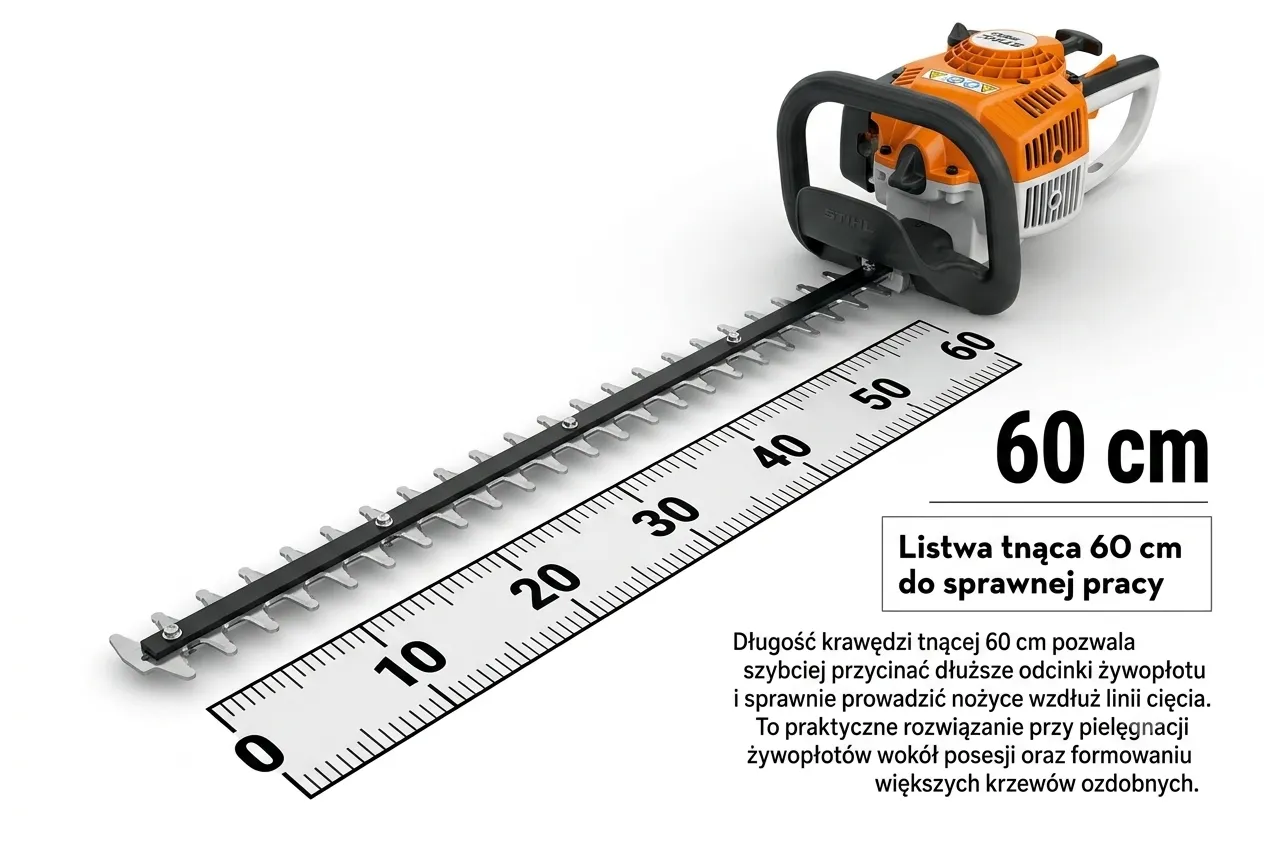 STIHL HS 45 — listwa tnąca 60 cm do żywopłotu